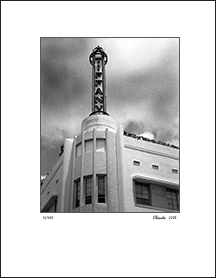 Limited edition print of the Tiffany building in Miami Beach